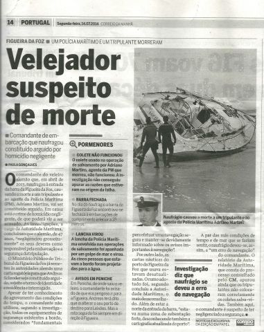 velejador suspeito de morte
